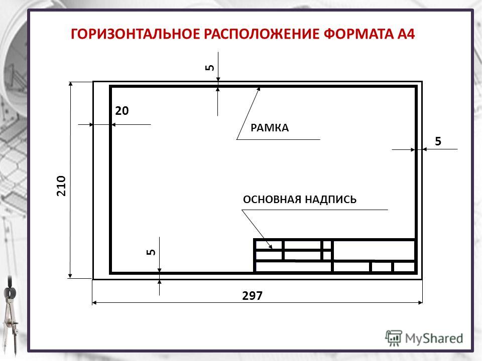 Что должно быть в чертеже